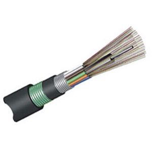 Double armor and double sheath buried optical cable