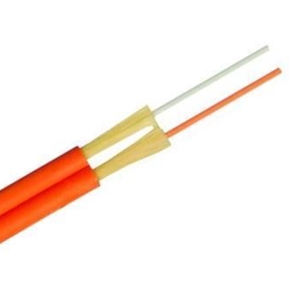 Multimode double core 8-shaped optical cable