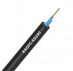 ASU80 Cabo 12 Core G652D Aerial Non Metallic Fiber Optic Cable