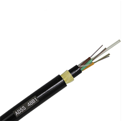 Outdoor ADSS 48 Core 200M Self Supporting Aerial Cable