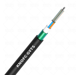 Single Mode Outdoor Armored Fiber Optic Cable GYTS 24 Core G652D