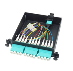 24芯MTP MPO盒8端口光纤配线架