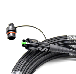 FTTH Pre Connectorized Drop Cable Pigtail Mini SC APC