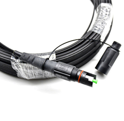 1光纤H型连接器MINI IP SC APC OptiTap至SC / APC FTTH引入电缆组件