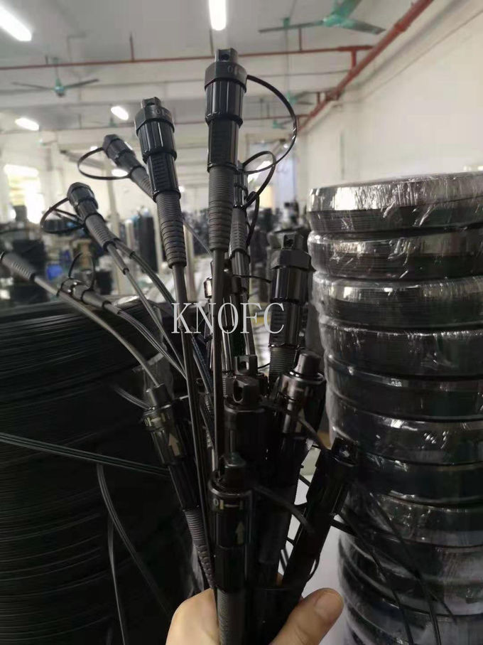 灰色Mini SC APC分接光缆尾纤光纤电缆组件2