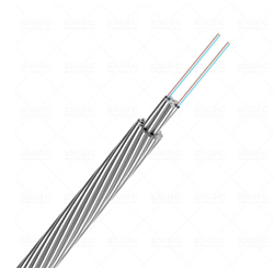 Overhead Power Lines 24 Core G652D OPGW Fiber Cable