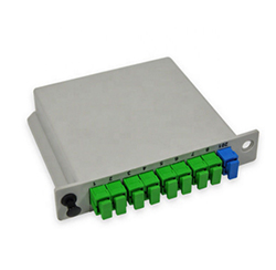 1x8 PLC分离器SC APC连接器光纤盒