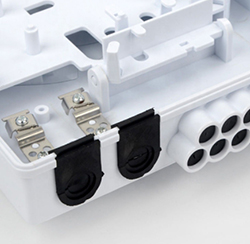 ABS 16 Ports FTTH Fiber Optic Termination Box With 1x16C Splitter