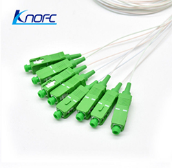 1*8 SC/APC Mini Steel Tube PLC Fiber Optic Splitter