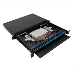 SC Fibre Patch Panel Rack Mount 1U Fiber Optic Terminal Box