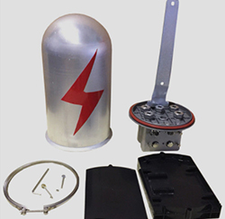 用于电力ADSS OPGW的48芯铝制金属接线盒