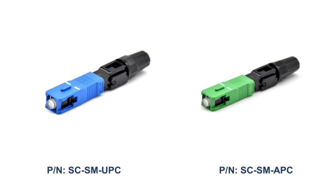 FTTH分支电缆SC / UPC光纤快速连接器1