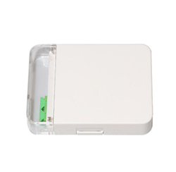 Fiber Optic Faceplate 2 Port FTTH Fiber Optic Wall Mount Termination Box