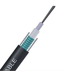 Armored Fiber Cable 8 Core Single Mode G652D Fiber GYXTW Cable