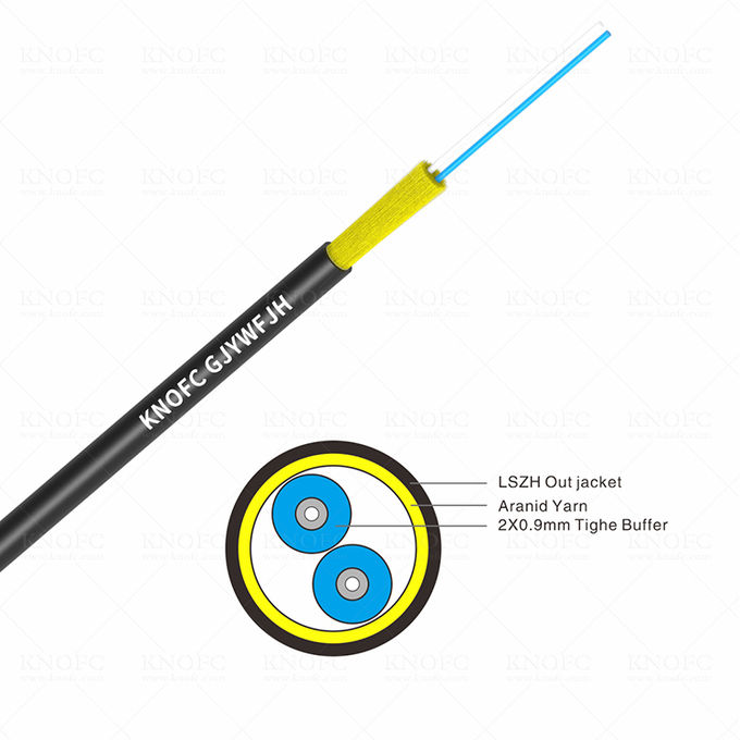 G652D 2 Core Armoured Cable GJYWFJH FTTA Optic Fiber Cable 0