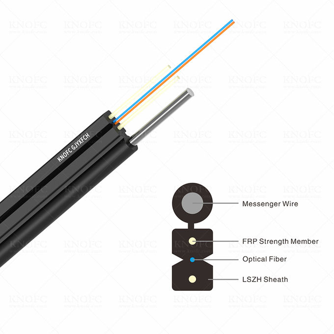 G657A2 2FRP Outdoor Drop LSZH Single Core Cable 0