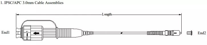 SC Connector FTTA Fiber Optic Patch Cord Fiber Optic Cable Assemblies 0