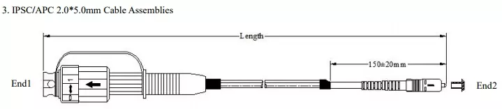 SC Connector FTTA Fiber Optic Patch Cord Fiber Optic Cable Assemblies 2