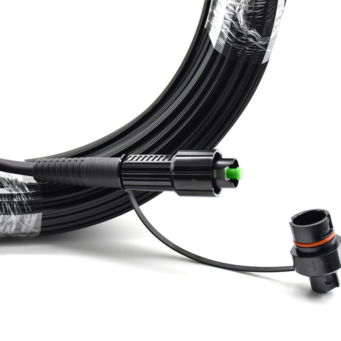 FTTH Pre Connectorized Drop Cable Pigtail Mini SC APC 0