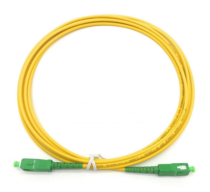 SC/UPC 3M 3.0mm Single Mode Simplex Fiber Optic Patch Cord 1