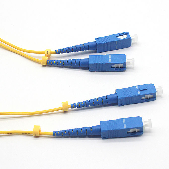 SC/UPC-SC/UPC SC SM 3M Bundle Duplex Fiber Optic Patch Cord 0