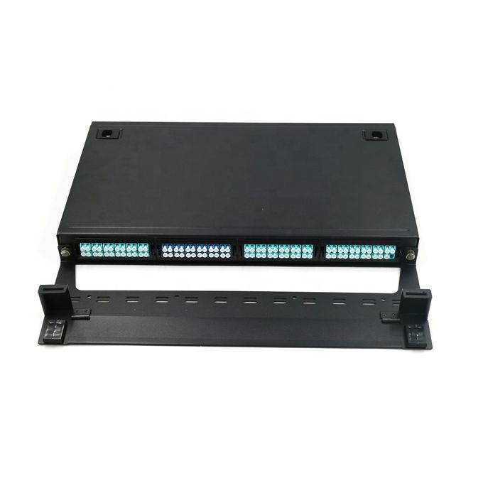 Patch Cord Max Modular MTP MPO 48 Port 1U Fiber Patch Panel 1