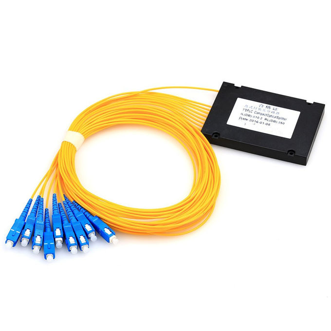 SC 1M ABS Box Type PLC Fiber Optic Splitter 1