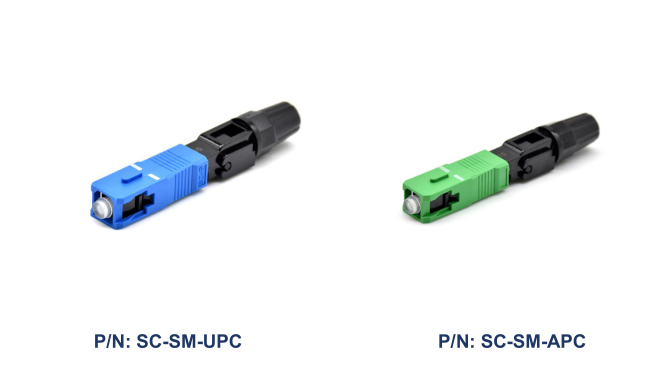 FTTH Drop Cable SC/UPC Fiber Optic Fast Connector 1