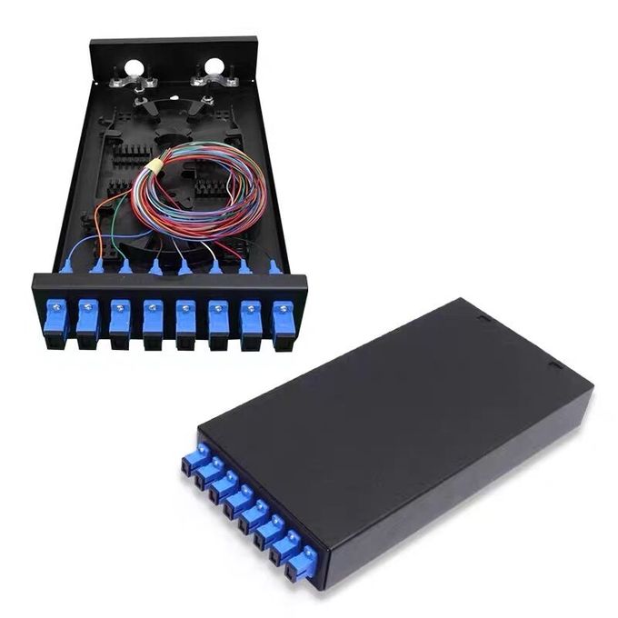 FTTX Network SC 8 Port Patch Panel Wall Mount 0