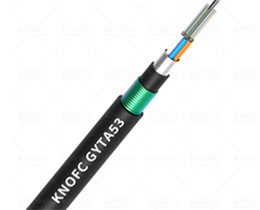 GYTA53 Underground Fiber Cable 48 core Double Jacket Double Armored