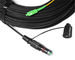 Corning OptiTap Tonable 200FT 300FT Hardened Flat Drop Fiber Cable