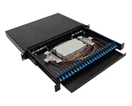 SC光纤配线架机架安装1U光纤接线盒